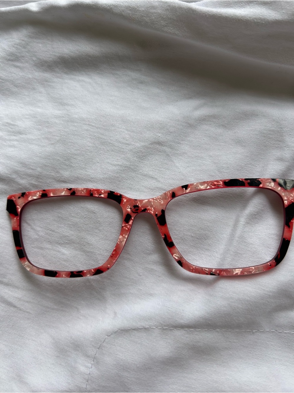 Pair Eyeware topper The Red Agate Pearl Tortoise for The Larkin Frame